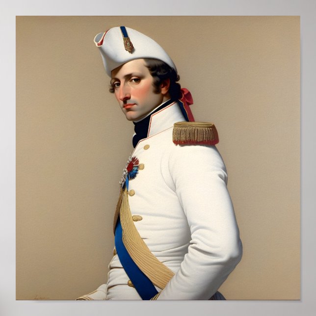 Portrait of young Napoleon Poster (Front)