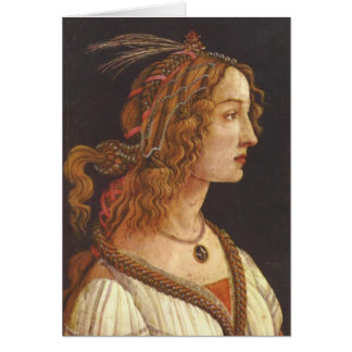 Portrait of young Simonetta Vespucci