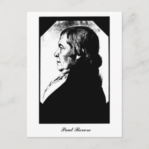 Portrait Paul Revere round 1800 Postcard