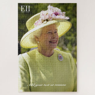 Portrait photograph of H.M. Queen Elizabeth II, Jigsaw Puzzle