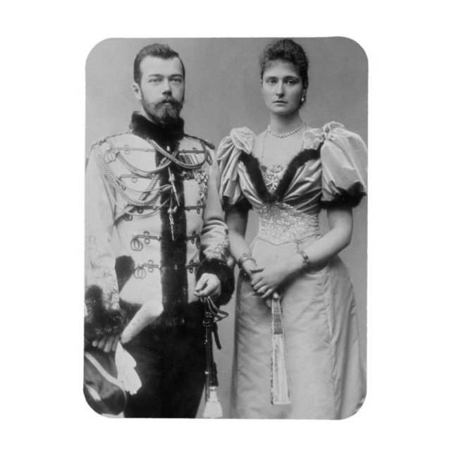 Portrait photograph of Tsar Nicholas II (1868-1918 Magnet (Vertical)
