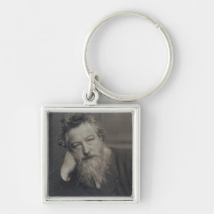 Portrait photograph of William Morris (1834-96) by Key Ring