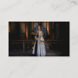 Portrait photographer business card