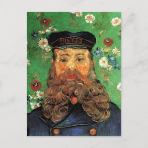 Portrait Postman Joseph Roulin Van Gogh Fine Art Postcard