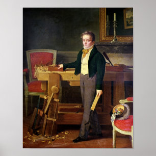 Portrait presumed to be Alfred de La Chaussee Poster