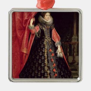Portrait presumed to be Henrietta Maria of Metal Tree Decoration