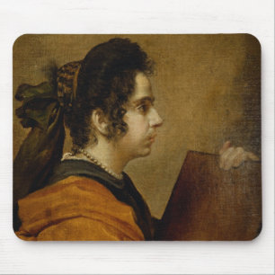 Portrait presumed to be Juana Pacheco as a Sibyl Mouse Mat