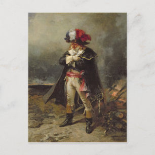 Portrait presumed to be Lazare Carnot 1872 Postcard