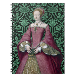 Portrait Princess Elizabeth Tudor, Queen Notebook