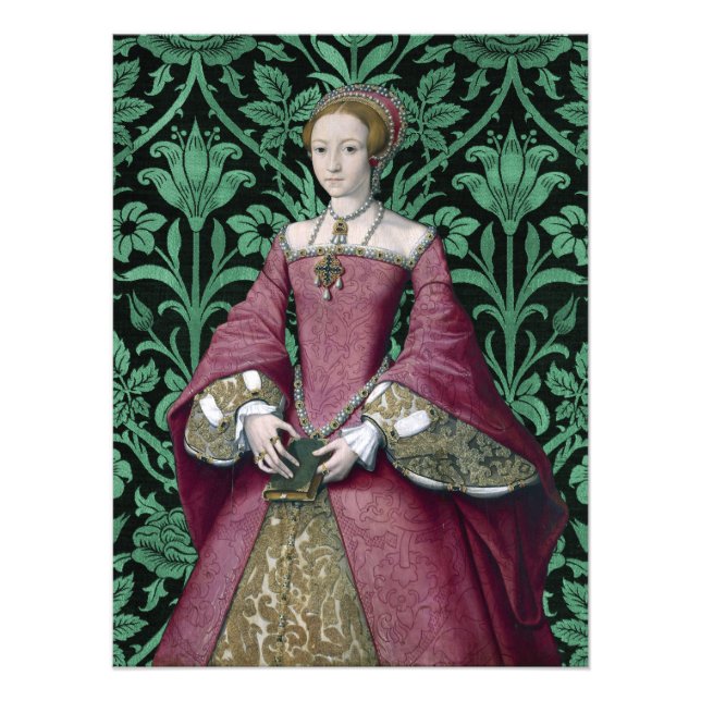 Portrait Princess Elizabeth Tudor, Queen  Photo Print (Front)