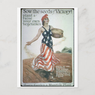 Portrait_Propaganda poster Postcard