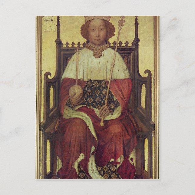 Portrait Richard II 'The Westminster Portrait' Postcard (Front)