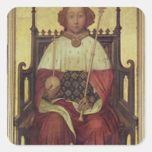 Portrait Richard II 'The Westminster Portrait' Square Sticker