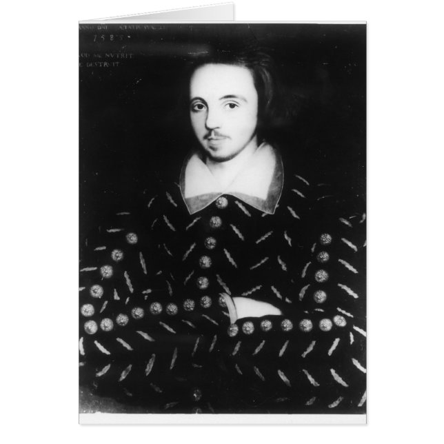 Portrait said to be Christopher Marlowe (Front)