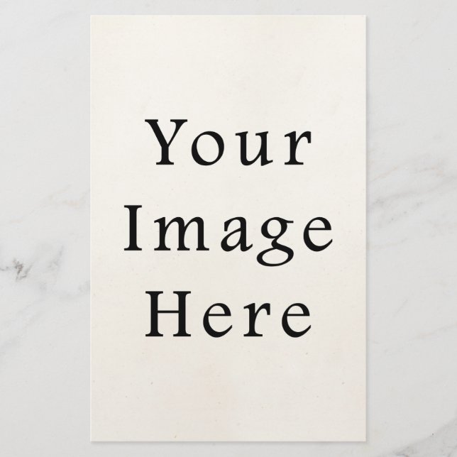 Portrait Stationery Paper Personalised Letterhead (Front)