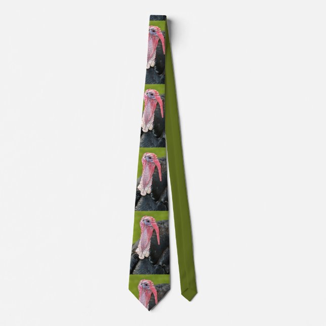 Portrait turkey neck tie (Front)