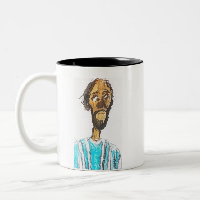 Portrait Two-Tone Coffee Mug (Left)