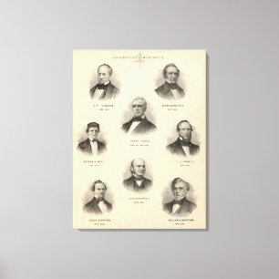 Portraits Governors of Wisconsin NP Talmadge Canvas Print