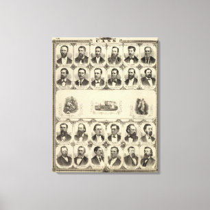 Portraits of Citizens of Cass County Canvas Print