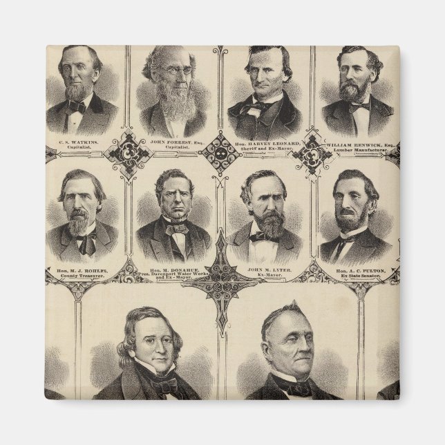 Portraits of Citizens of Scott County Magnet (Front)