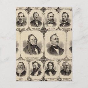Portraits of Citizens of Scott County Postcard