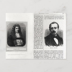 Portraits of Denis Papin and Etienne Lenoir Postcard