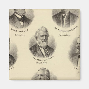 Portraits of George Gale, Alfred Brunson Magnet
