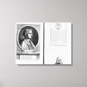Portraits of Horace  Scipio Aemilianus Canvas Print