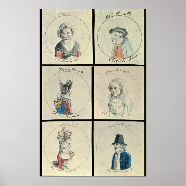 Portraits of Mary I  Edward IV Poster (Front)