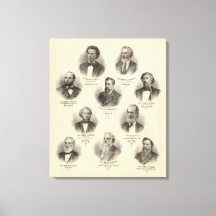 Portraits of Peter Doyle, Ferdinand Kuehn Canvas Print