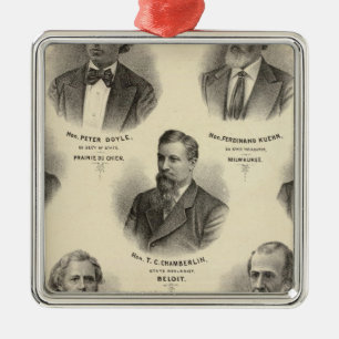 Portraits of Peter Doyle, Ferdinand Kuehn Metal Tree Decoration