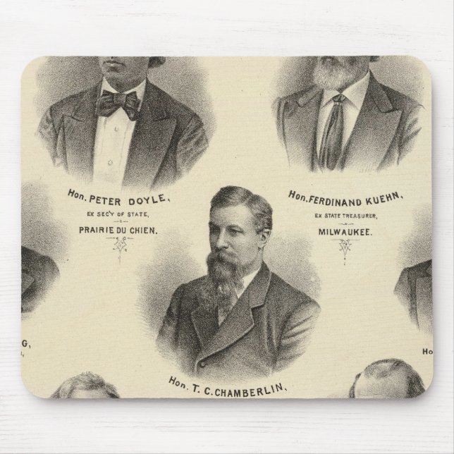 Portraits of Peter Doyle, Ferdinand Kuehn Mouse Mat (Front)
