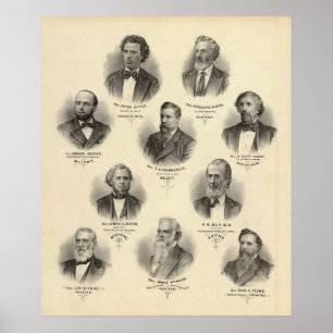 Portraits of Peter Doyle, Ferdinand Kuehn Poster