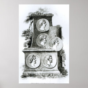 Portraits of Roman Emperors from Poster