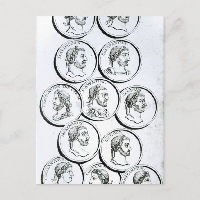 Portraits of Roman Emperors Postcard (Front)