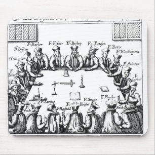 Portraits of the Jesuits and Priests Mouse Mat