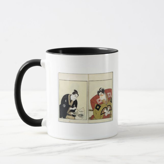 Portraits of Two Actors, 1803 Mug (Left)