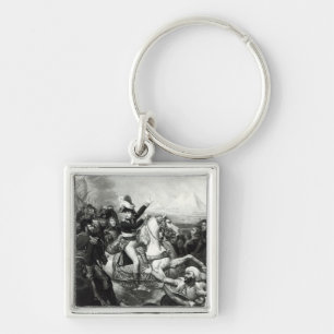 Portrayal of Napoleon as the Conquering Hero Key Ring