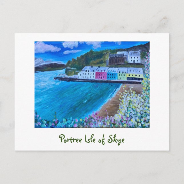 Portree Isle of Skye  Postcard (Front)