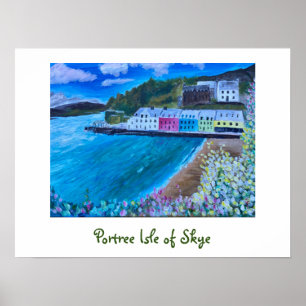 Portree Isle of Skye  Poster