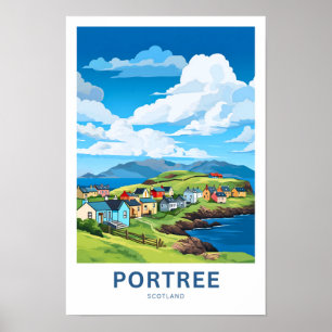 Portree Scotland Travel Print