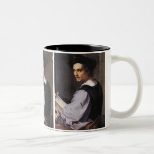 Portriat of a Young Man Two-Tone Coffee Mug