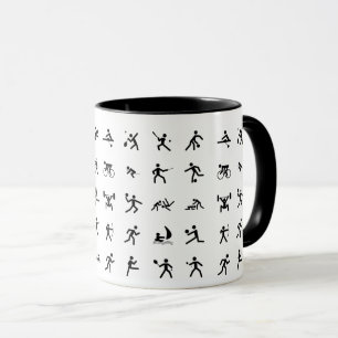 ports Icon Signs - Indoor and Outdoor Activities Mug