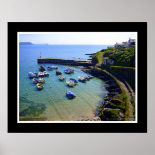 Portscatho Harbour, Cornwall Poster