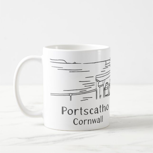 Portscatho Harbour Mug (Left)