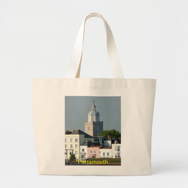 Portsmouth - England Large Tote Bag (Front)