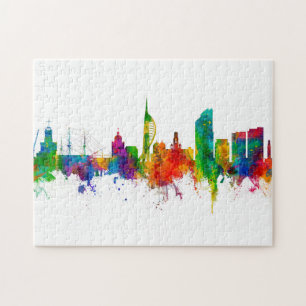 Portsmouth England Skyline Jigsaw Puzzle
