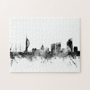 Portsmouth England Skyline Jigsaw Puzzle