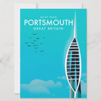 Portsmouth Great British Vacation poster Invitation