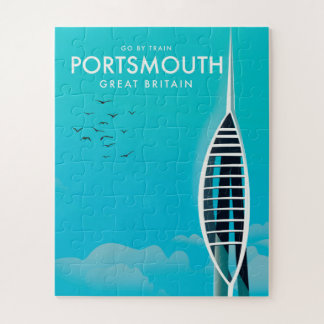 Portsmouth Great British Vacation poster Jigsaw Puzzle